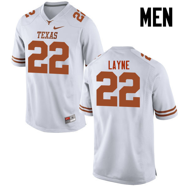 Men #22 Bobby Layne Texas Longhorns College Football Jerseys-White